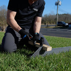 Edge Right - Hammer-in Landscape Edging - 24 inch Strips - 14-Gauge Cor-Ten Steel - 6 inch Depth (1 Pack)