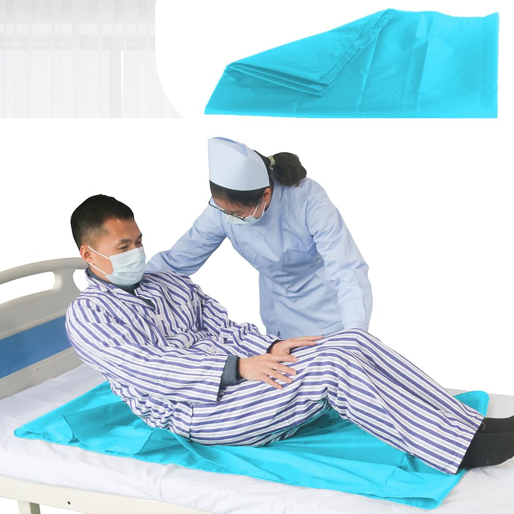 BUYHAO Tubular Slide Sheet for Patient Transfer，Washable & Reusable Draw Sheets, Sliding Board Suitable for Cars, Vehicles, Wheelchairs, Hospitals, Bed Transfers, Nursing Home Care，53" x 30"