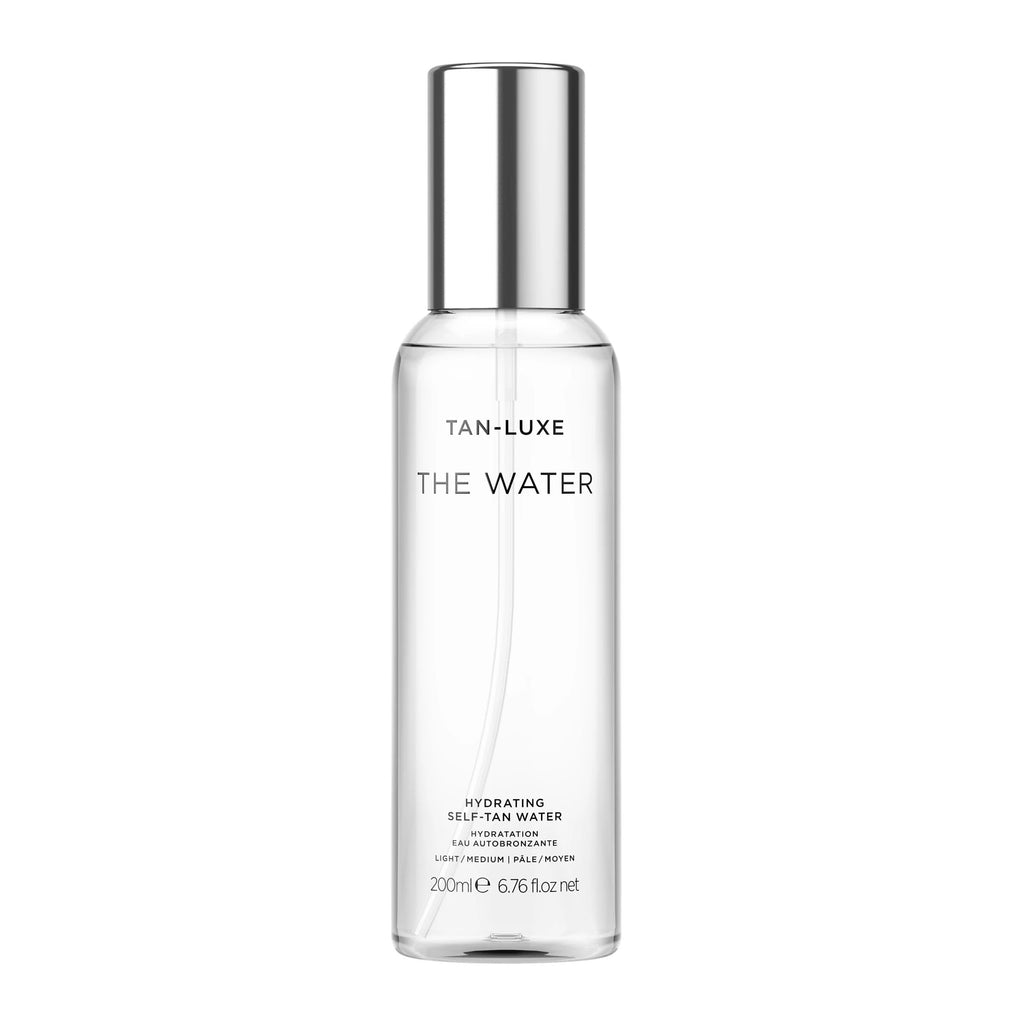 Tan-Luxe The Water, Hydrating Self Tanner Mist, Skincare Infused Spray for a Natural Looking Tan, Transfer-Free Formula, Cruelty-Free, 6.76 fl. oz