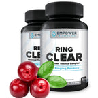 Empower Health Labs Ring Clear All-Natural Ear Buzz Relief Formula for Lasting Relief from Incessant Ear Buzzing - 30-Day Supply