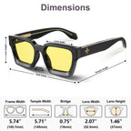 VISOONE Gamer Glasses Professional Blue Light Filter with Anti-Fatigue and Anti-Glare for Men and Women RIVER