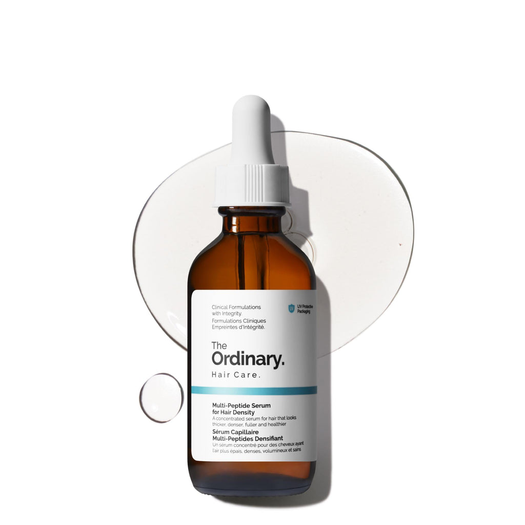 The Ordinary Multi-Peptide Serum for Hair Density, Peptide-Powered Formula for Thicker, Fuller Looking Hair, 2 Fl Oz