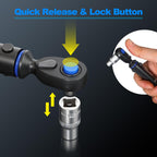 INGJER Torque Wrench, UPGRADE Mini 1/4" Drive Click Torque Wrench,20-240in.lb,Dual-Direction Adjustable 72 Tooth Click 1/4 InchTorque Wrench Bicycle for Bike, Motorcycle,Professionals & DIYers