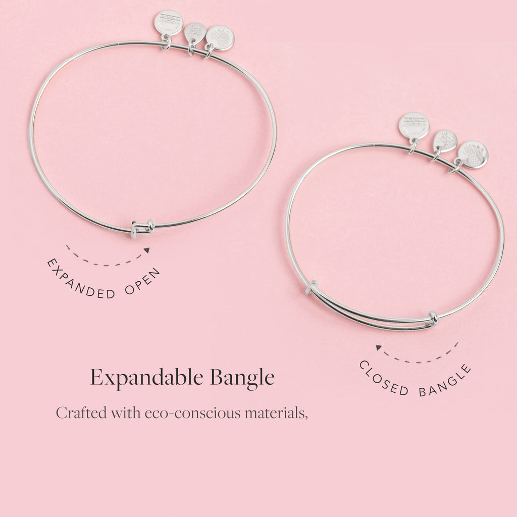 Alex and Ani Sunflower Charm Bangle