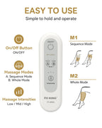 FIT KING Air Compression Leg Massager, Pneumatic Compression Boots for Circulation & Pain Relief, Swelling, Edema, RLS - Foot and Calf Massager Gift for Mom Wife