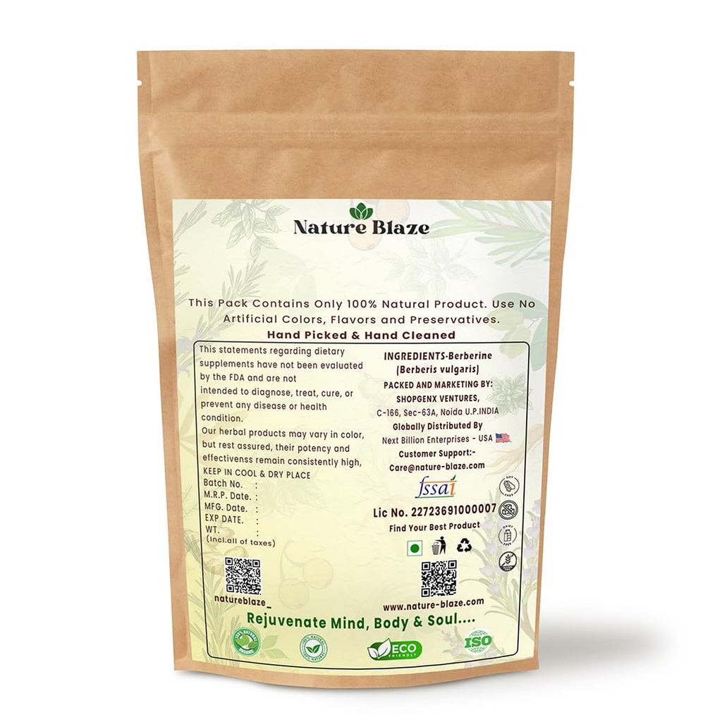 Organic Herbs Ayurvedic Berberine Natural (Extract Powder 400gm/14 Oz)