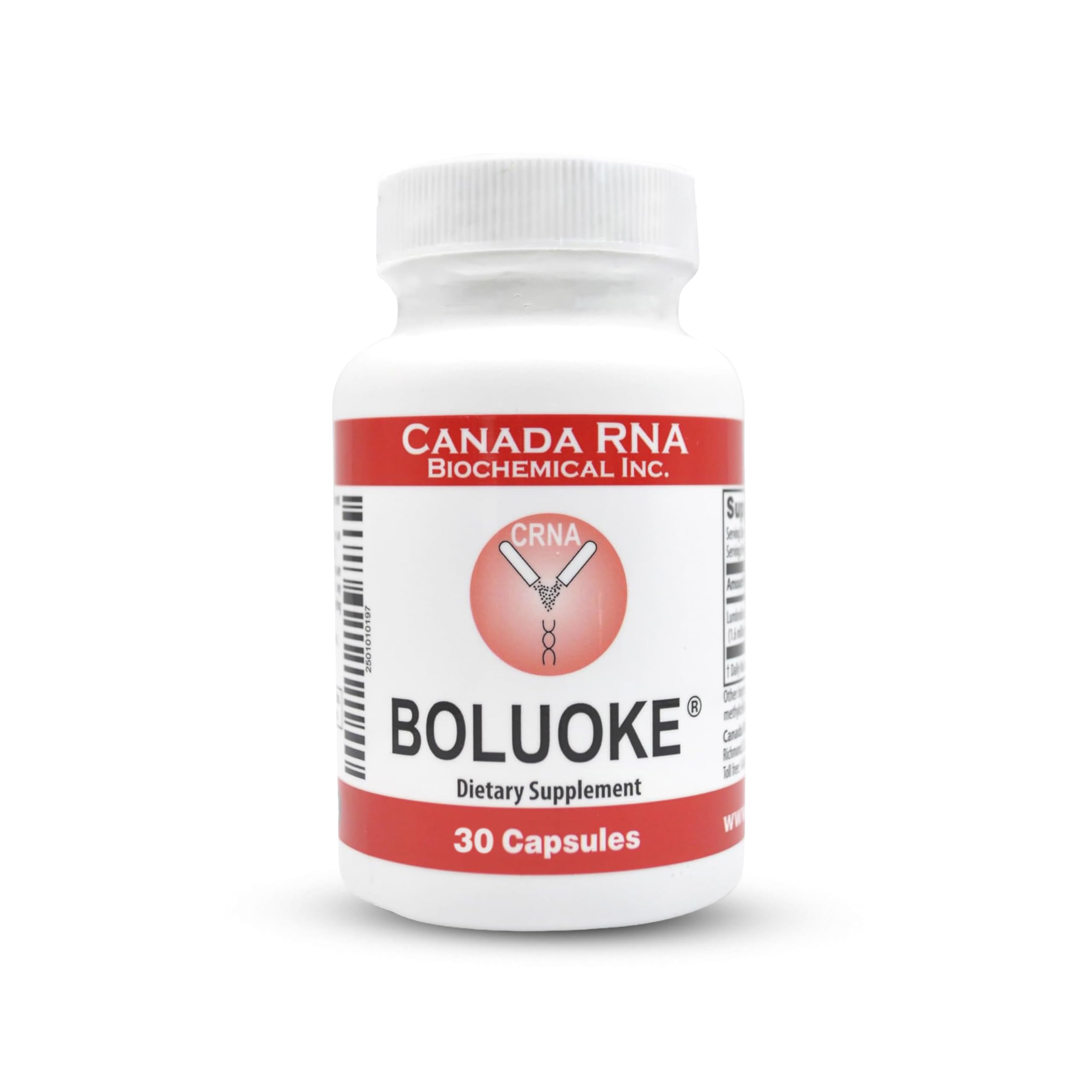 Boluoke Canada RNA Lumbrokinase Enzyme Supplement - Traditionally Inspired Circulatory Wellness Formula - Targeted Delivery Capsules - 30 Capsules
