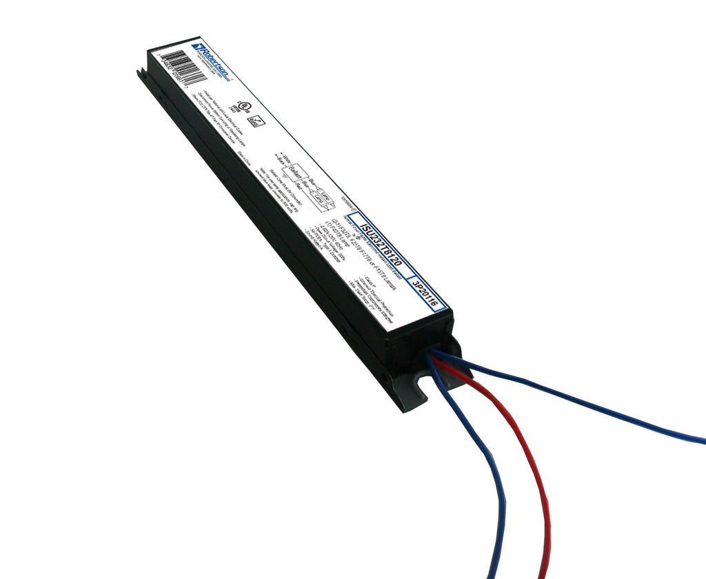 Robertson ISU232T8120 (3P20116) Electronic Fluorescent Ballast, for 1 or 2 T8 Fluorescent Lamps Between 17W-32W (F17T8 Through F32T8) or 1 F40T8 Lamp, Instant Start, 120V (Qty 1)