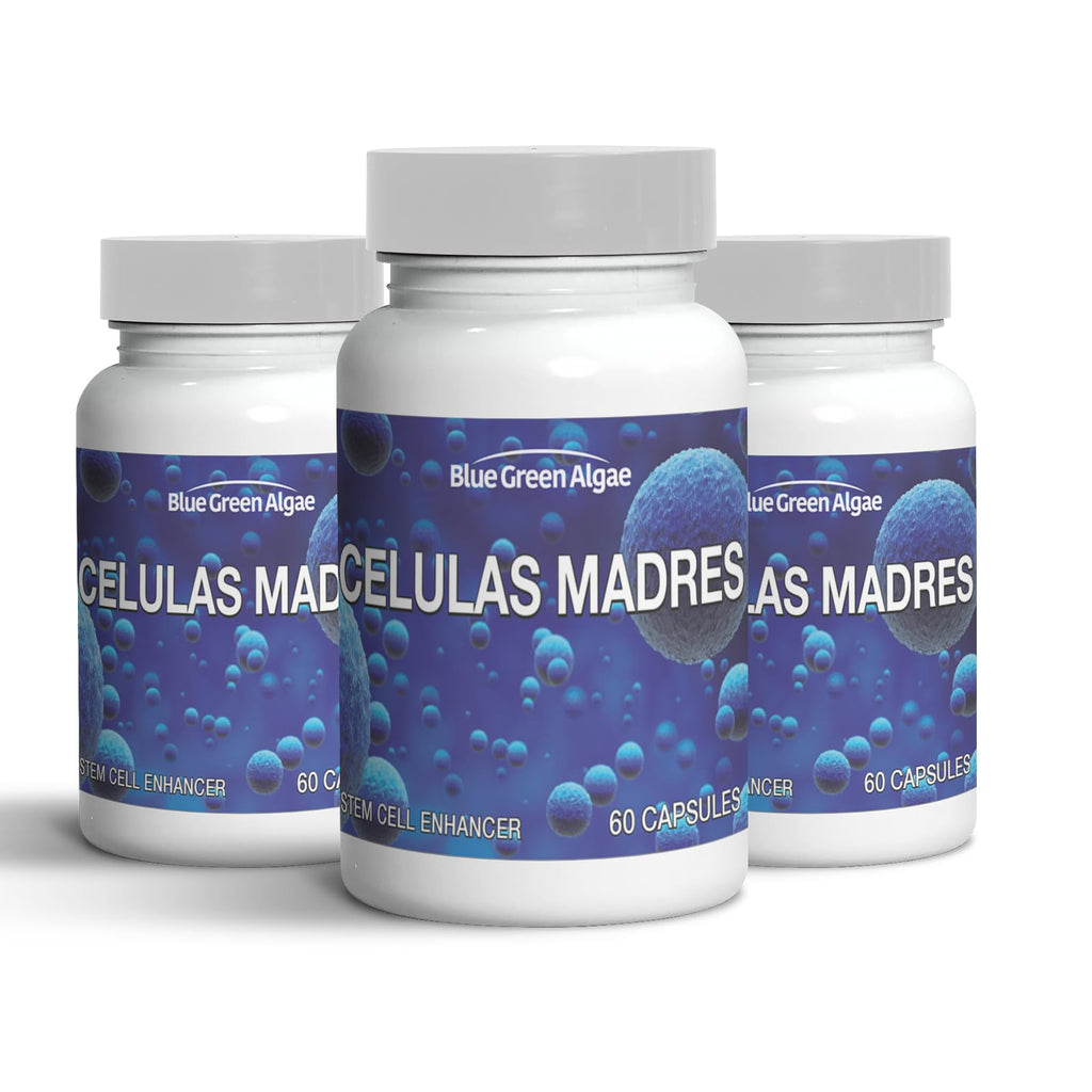 Celulas Madres- Stem Cell Supplement for Anti-Aging & Longevity, Non-GMO, Gluten-Free, Vegetarian Capsules, 60 Count (4)