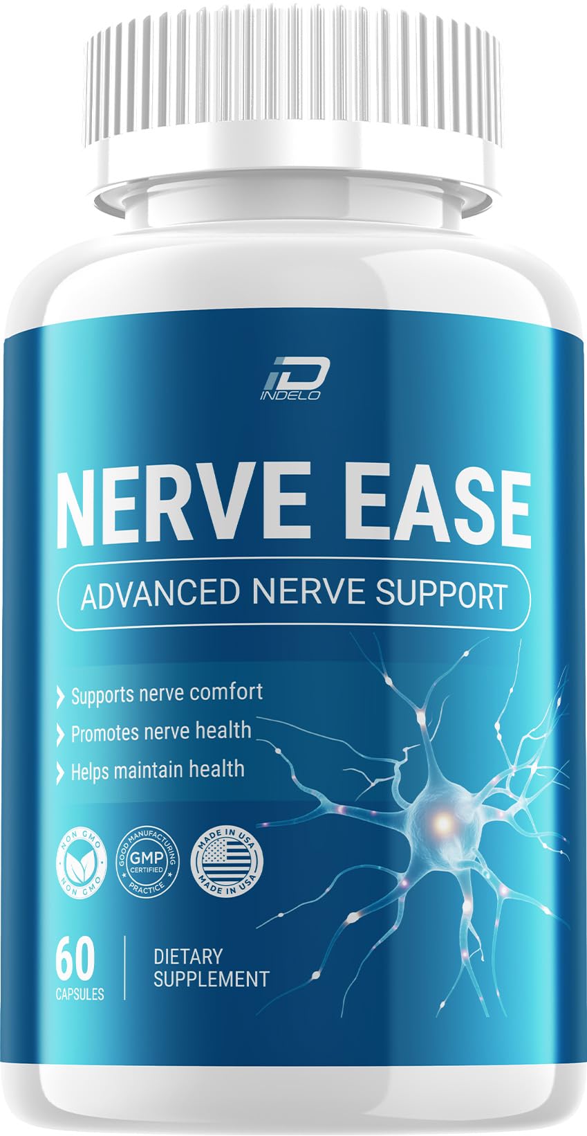 Nerve Ease Capsules – NerveEase Pills Advanced Formula Maximum Strength Natural Blend, Reviews - 60 Capsules