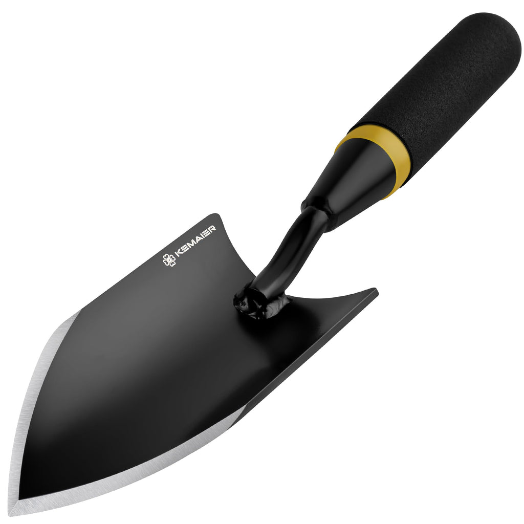 Kemaier Heavy Duty Gardening Hand Trowel - Carbon Steel Shovels Tool