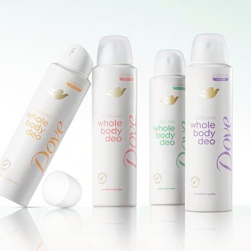 Dove Whole Body Deodorant Cooling Spray Sage & Lavender Aluminum Free 4oz