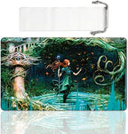 Board Game MTG Playmat Games Size 60X35 cm CCG Compatible for MTG CCG RPG Trading Card Game (Growth Spiral)