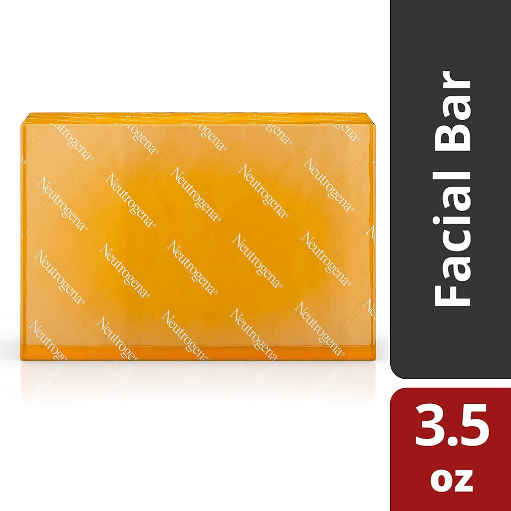 Neutrogena Facial Bar, Original Formula, 3.5 oz (Pack of 3)