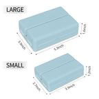 FYY 2PCS 7 Day Pill Box Organiser, Travel Pill Case, [Folding Design][Large Capacity] Portable Pill Dispenser Container for Vitamins, Cod Liver Oil, Supplements, Medication Large + Small Pink