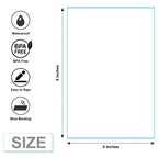 L LIKED 1000 Fanfold 4" x 6" Direct Thermal Labels Shipping Labels with Perforated Line, Permanent Adhesive for Rollo, Zebra, Jadens, Nelko, Munbyn, Phomemo, Commercial Grade