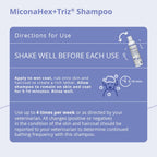 MiconaHex+Triz Shampoo for Dogs, Cats and Horses, 8 oz