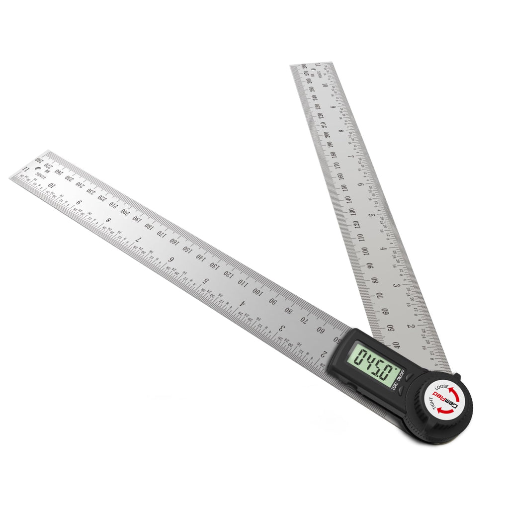 GemRed 82305 Digital Angle Finder Protractor (Stainless steel 300mm)
