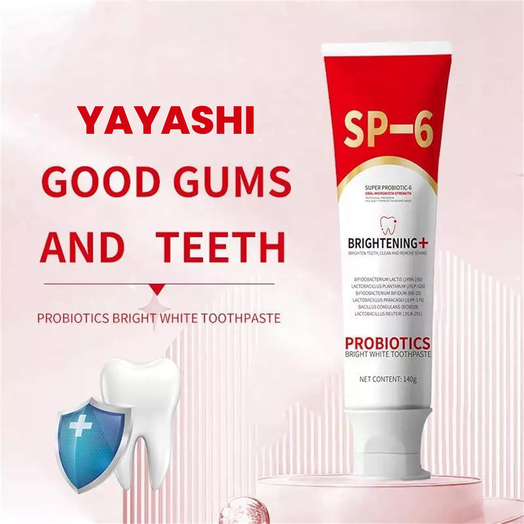 Sp6 Probiotic Ultra Whitening Toothpaste, Fresh Breath (2pcs)