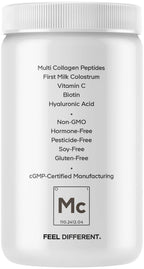 Codeage Multi Collagen Colostrum Powder Platinum - Hydrolyzed Grass-Fed Bovine Collagen Peptides, Grass-Fed Bovine Colostrum Supplement, Vitamin C, Biotin, Hyaluronic Acid, Lactoferrin - 13.4 Oz.