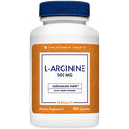 The Vitamin Shoppe L-Arginine 500MG - Nitric Oxide Production, Circulation & Exercise Performance Support (300 Capsules)
