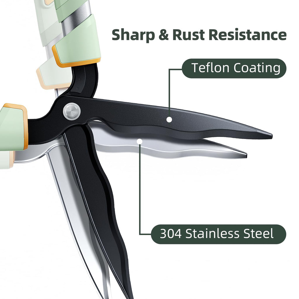 PrunePro® Extendable Hedge Shears Lightweight Ultra Sharp Blade for Bushes