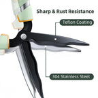 PrunePro® Extendable Hedge Shears Lightweight Ultra Sharp Blade for Bushes