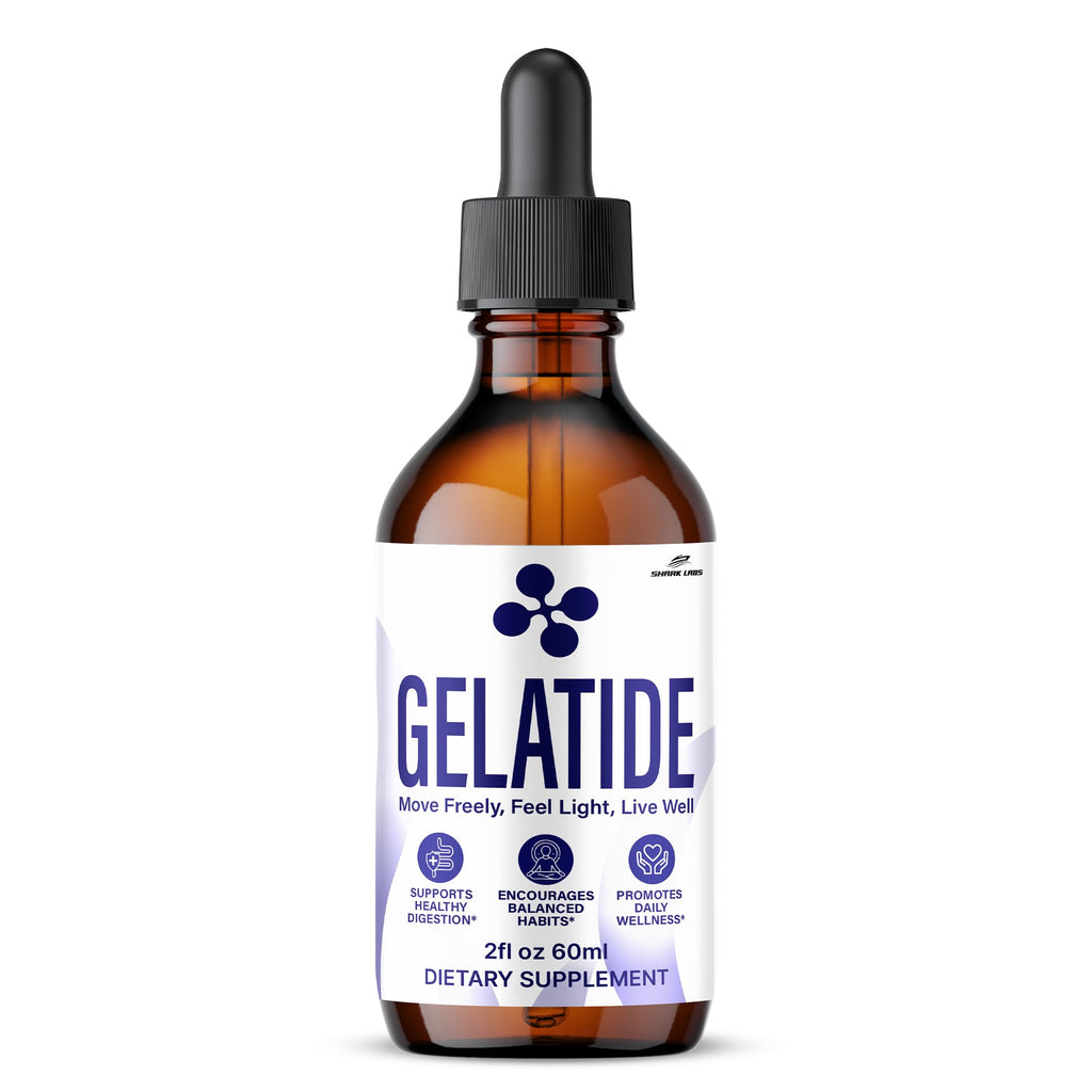 Gelatide Drops, Maximum Potency Supplement, Gela Tide Liquid Extract Advanced Premium Formula, All Natural for Men and Women 60 ML (1)