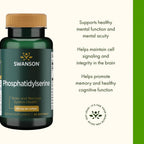 Swanson Phosphatidylserine 100 mg 90 Sgels (3 Pack)