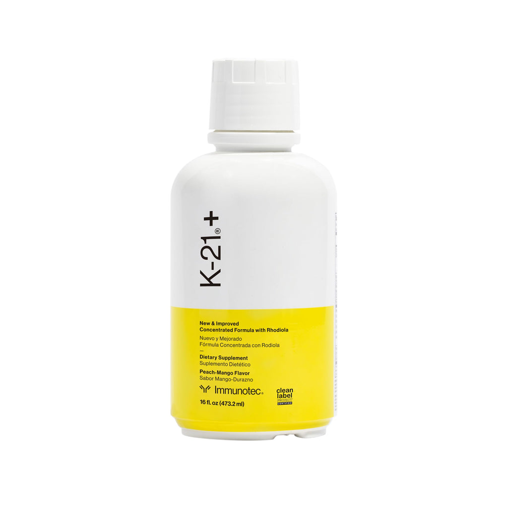 Immunotec K-21+ Adaptogen Liquid Supplement – Rhodiola Rosea + 21 Botanicals + 4 Mineral Complex | Stress, Focus and Immune Support | Gluten Free, Vegan, No Artificial Sweeteners