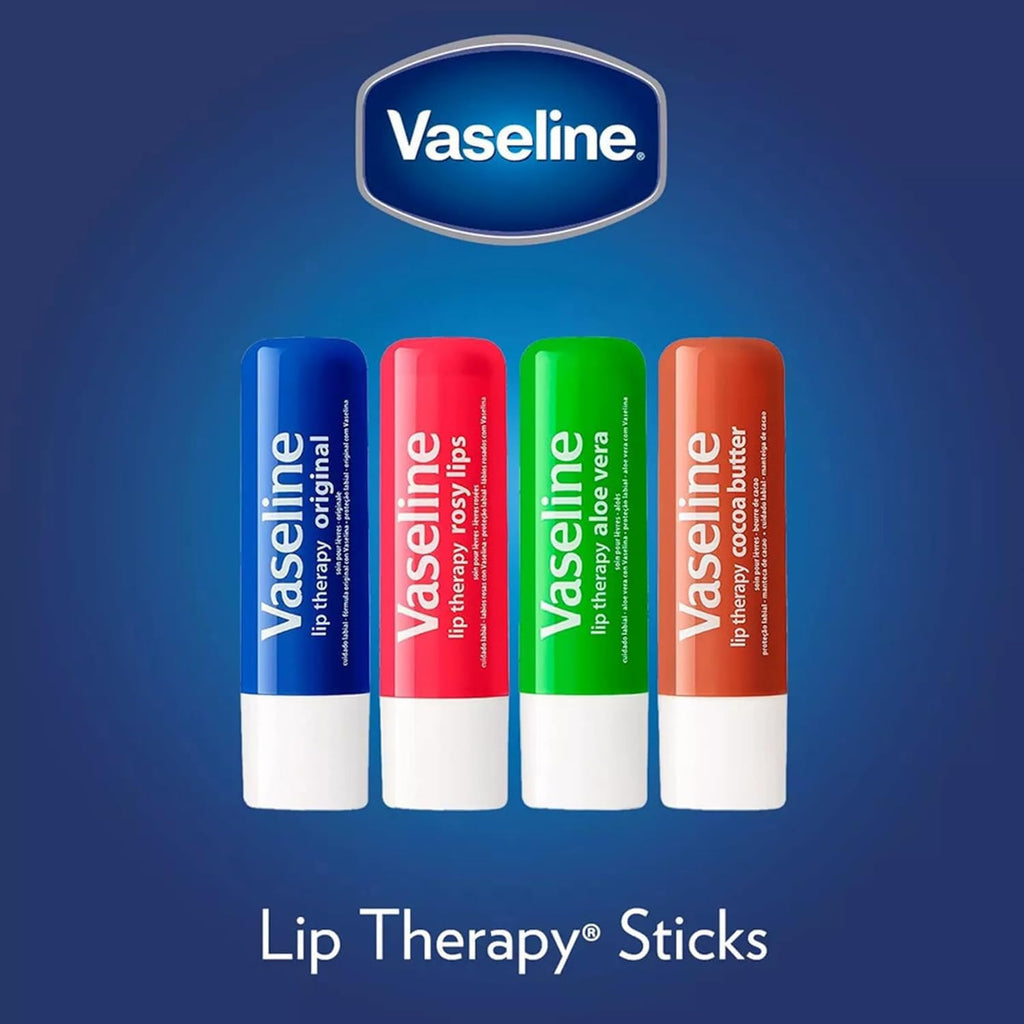 Vaseline Original Healing Jelly 2-Pack – Skin Protectant with 100% White Petrolatum + Original Lip Therapy for Soft, Smooth Lips