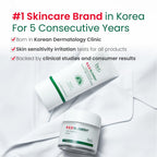 Dr. G R.E.D. Blemish Clear Soothing Cream - Calming Korean Moisturizer for Redness - Soothes Acne & Irritation - With Centella Asiatica - Long-Lasting Hydration - 2.36 fl oz