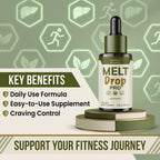 (5 Pack) Melt Drops Pro, Official MeltDrops Pro Liquid Supplement Dropppers with Premium Ingredients, Advanced Formula Loss Support for Overall Health & Wellness Reviews (10oz/300ml)