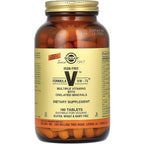 Solgar Iron-Free Formula VM-75, 180 Tablets - Multivitamin with Chelated Minerals - Vitamin A, B6, B12, C, D, E - Biotin, Magnesium, Calcium, Zinc - Vegan, Gluten & Dairy Free, Kosher - 180 Servings