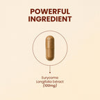 CHOQ Tongkat Ali Extract 100mg - Testosterone Booster for Men - LJ100 Longjack Clinically Proven - Malaysian Eurycoma Longifolia with 40% Glycosaponins - 30 Capsules