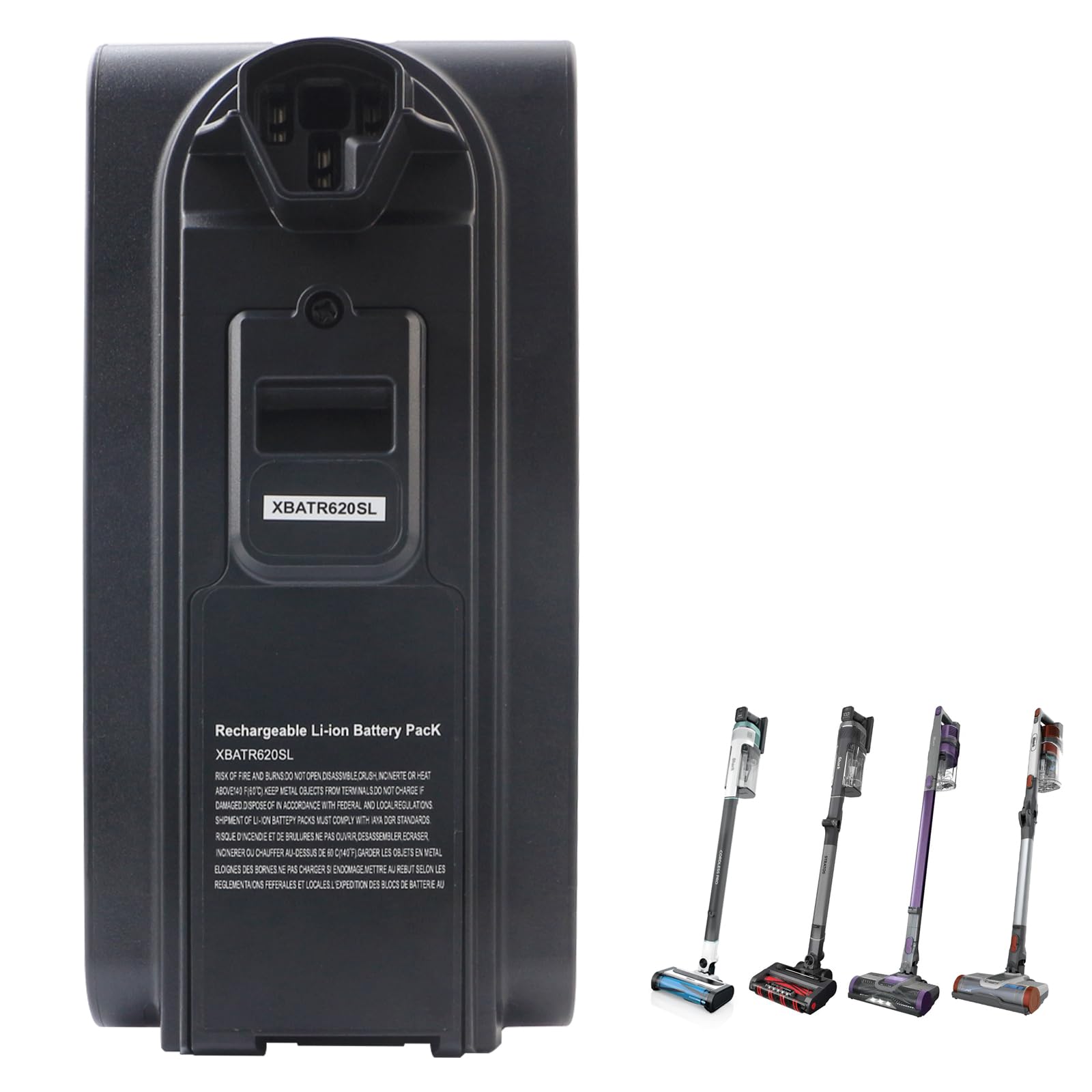 XBATR620SL XBATR625SL Battery Replacement for Shark Stratos IZ540H IZ562H