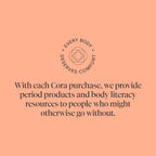 Cora Organic Cotton Tampons (36 Regular Tampons)