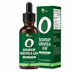 Organic Soursop Graviola Leaf Extract Liquid Drops | Pure Soursop Bitters Liquid for Immune Support | GMP Certified, Vegan, Non-GMO, Gluten Free | 1 Fl Oz