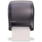 San Jamar Tear-N-Dry Essence Automatic Dispenser, Wall Mount, Plastic, Black Pearl