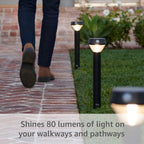 Ring Solar Pathlight — Motion-activated pathlight, bright LEDs, works with Amazon Sidewalk, Black