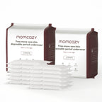 Momcozy Postpartum Disposable Underwear, 12 PCS No Leak New-Thin Built-in Pad Self-Absorbent Free-Move Period Underpants for Women Mothers Moms Labor Delivery Care White