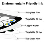 High Contrast Baby Flashcards, Black White Baby Cards with Red Yellow Blue Newborn Toys for Infants Visual Stimulation Brain Sensory Development 20 Pcs 40 Pages 5.7'' x 5.7''(3-6 Months)