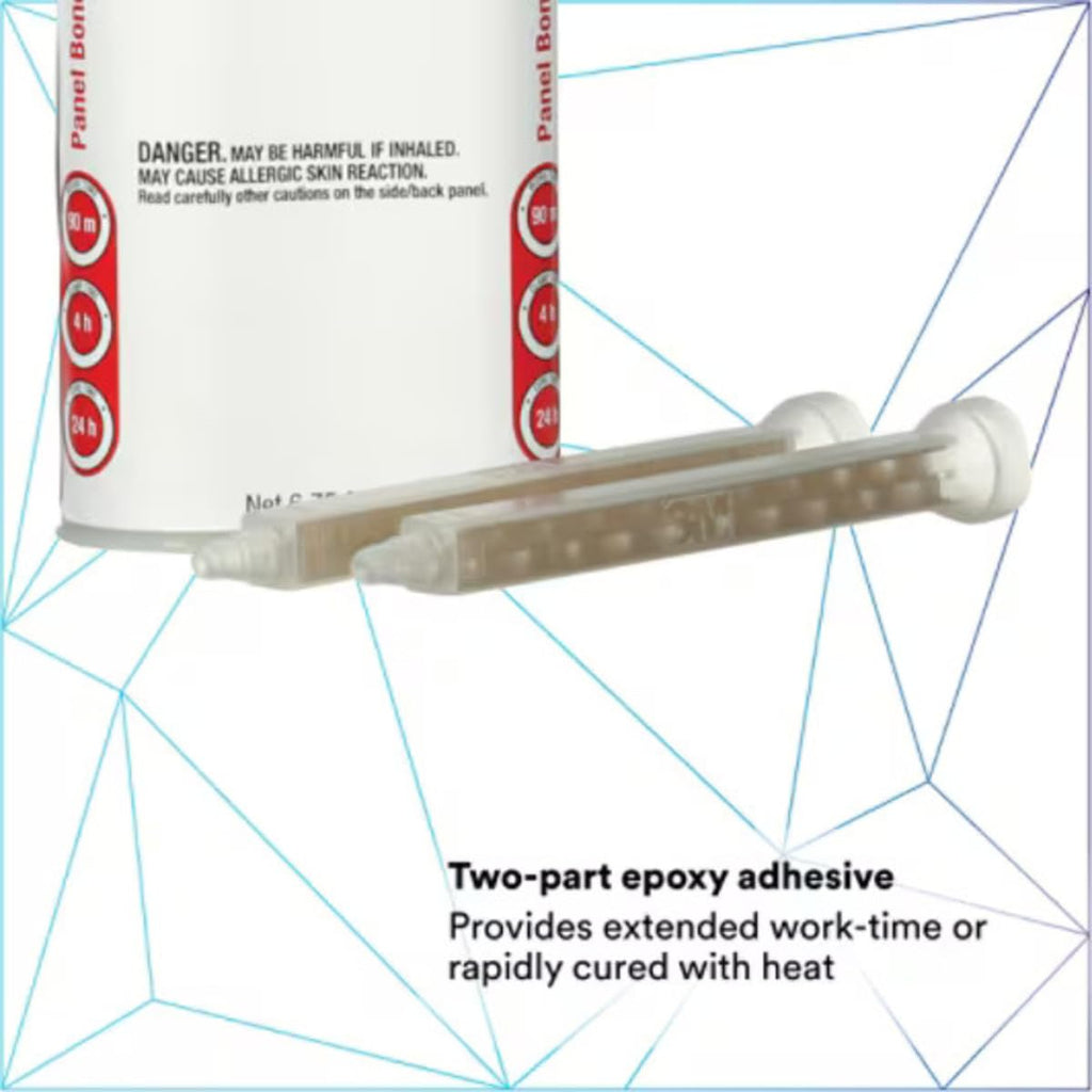 3M Panel Bonding Adhesive 08115, OEM Recommended Two-Part Epoxy, 200 mL Cartridge, Bonds Metal & Composites for Auto Body Panel Repair (1 Cartridge)