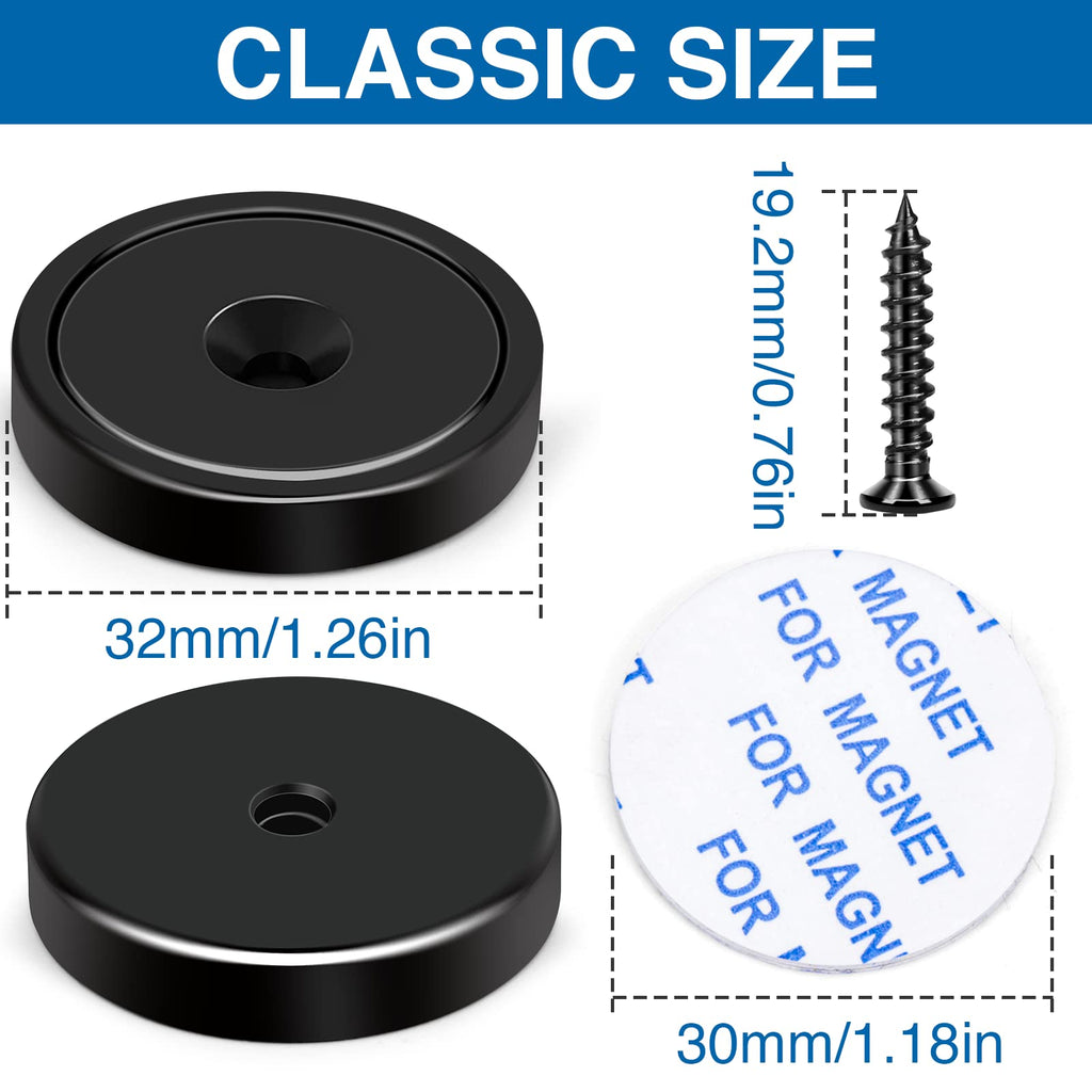 LOVIMAG Magnets 110 LBS Heavy Duty Neodymium Strong Magnet 12 Pack