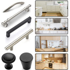King&Charles Cabinet Hardware Jig, Metal Cabinet Handle Jig + Auto Hole Punch + Point Drill Bits, Use for Handles Knobs Pulls on Drawers/Doors, Wood Drilling Dowelling Guide Set.