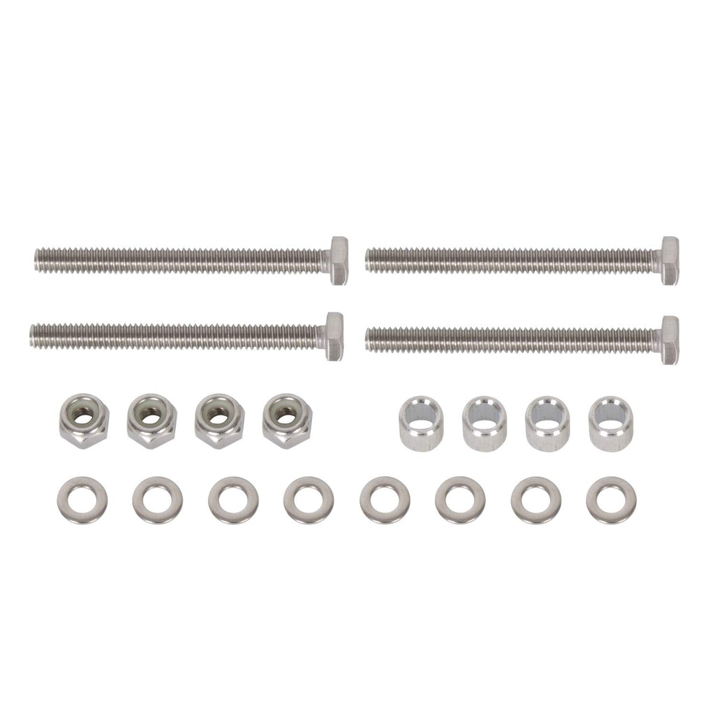 KUAFU Aluminum Slide Deck Flange w/Flange Bolt Diameter of 1.9" for Inground Swimming Pools (4 Pack)