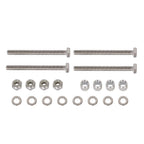 KUAFU Aluminum Slide Deck Flange w/Flange Bolt Diameter of 1.9" for Inground Swimming Pools (4 Pack)