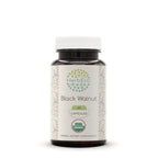 HerbEra Black Walnut 500 mg | USDA Organic Vegan Capsules | Digestive & Antioxidant Support, Juglans Nigra Dried Hull | Herbal Supplement (60 Capsules)