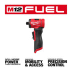Milwaukee Electric - M12 Fuel 1/4 INCH Right Angle DIE Grinder Tool