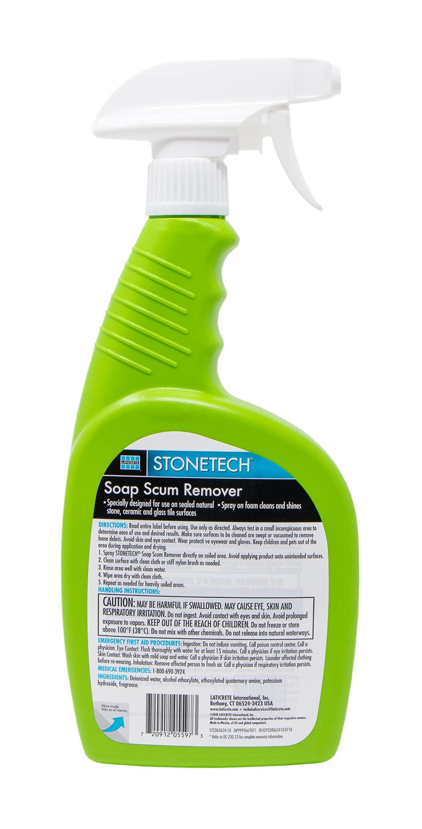 STONETECH Soap Scum Remover, 24OZ (709ML) Spray Bottle